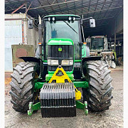 Колісний трактор John Deere 6920S з оборотнім плугом Lemken EurOpal 7, Сумська область. Украина