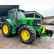 Колісний трактор John Deere 6920S з оборотнім плугом Lemken EurOpal 7, Сумська область. Украина
