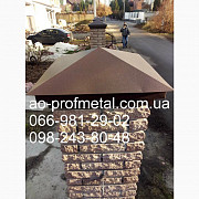 Колпаки 340*340, 350*350, 360*360, 370*370, а також будь-який розмір колпака на стовп огорожі, Київ. Україна
