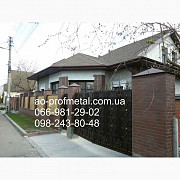Колпаки 340*340, 350*350, 360*360, 370*370, а також будь-який розмір колпака на стовп огорожі, Київ. Україна