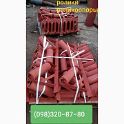 Роликові опори жолобчасті в зборі, стрічка конвеєрна, Сумська область. Україна