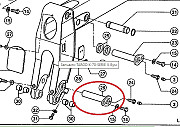 0003173140 Палець стріли навантажувача CLAAS Targo K-70, Caterpillar 512, Київська область. Україна