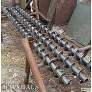 Шнекова спіраль (шнек), діаметр 140 мм (під трубу 159), лопасть 2 мм, 950 грн./м, Сумська область. Україна