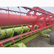 Зернова жниварка Claas V900 з телегою, Київська область. Украина