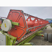 Зернова жниварка Claas V900 з телегою, Київська область. Украина