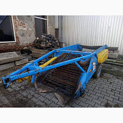 Картоплекачка копалка причіпна дворядна КТН Agrotech Польща, Волинська область. Україна