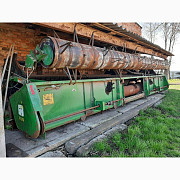Жниварка зернова соєва John Deere 7,6 м Flex, Сумська область. Україна