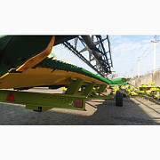 Жниварка зернова John Deere 930 F, Рівненська область. Україна
