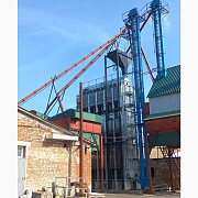 Норія зернова. Ковшовий елеватор, Кіровоградська область. Украина