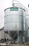 Конусний силос Michal 313 м³, 245 т, Київська область. Украина