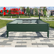 Сбірна грядка матова, сбірна "Люкс" висока, металева грядка, Київ. Украина