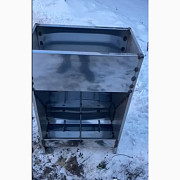 Годівниця на відгодівлю для свиней з нержавіючої сталі одностороння на 2 кормомісця (2х1), Черкаська Украина
